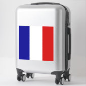 Sticker Drapeau de la France (Sur valise)