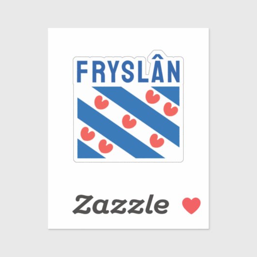Sticker Drapeau de la Frise (Feuille)