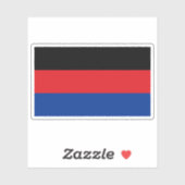 Sticker Drapeau de la Frise orientale, la Pays-Bas (Feuille)