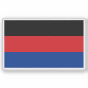 Sticker Drapeau de la Frise orientale, la Pays-Bas