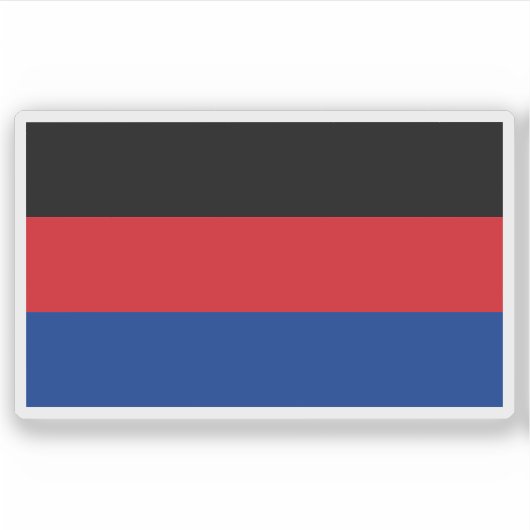 Sticker Drapeau de la Frise orientale, la Pays-Bas (Devant)