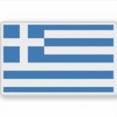 Sticker Drapeau de la Grèce (Devant)