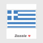 Sticker Drapeau de la Grèce (Feuille)