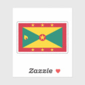 Sticker Drapeau de la Grenade (Feuille)