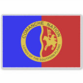 Sticker Drapeau de la nation Comanche (Devant)
