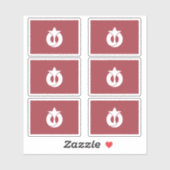 Sticker Drapeau de la préfecture d'Aichi, Japon (Feuille)