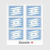 Sticker Drapeau de la préfecture de Hyogo, Japon (Feuille)