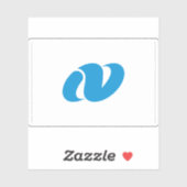 Sticker Drapeau de la préfecture de Nagasaki, Japon (Feuille)