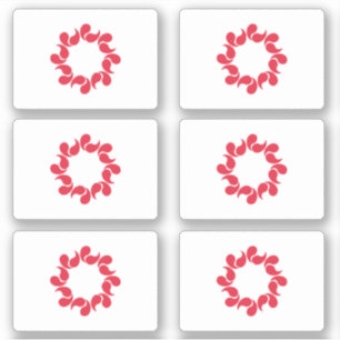 Sticker Drapeau de la préfecture de Saitama, Japon