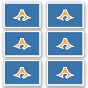 Sticker Drapeau de la préfecture de Shizuoka, Japon