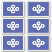 Sticker Drapeau de la préfecture d'Osaka, Japon (Devant)