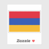 Sticker Drapeau de la Première République d'Arménie (1918- (Feuille)