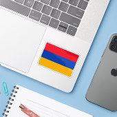 Sticker Drapeau de la Première République d'Arménie (1918- (Ordinateur portable avec iPhone)