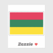 Sticker Drapeau de la Régence d'Alger, Algérie (Feuille)