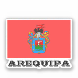 Sticker Drapeau de la région d'Arequipa (Pérou)
