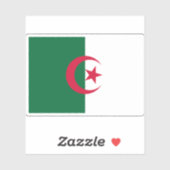 Sticker Drapeau de la République algérienne démocratique e (Feuille)
