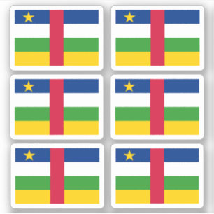 Sticker Drapeau de la République Centrafricaine - collecti