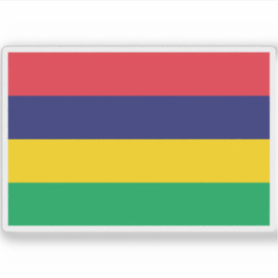 Sticker Drapeau de la République de Maurice