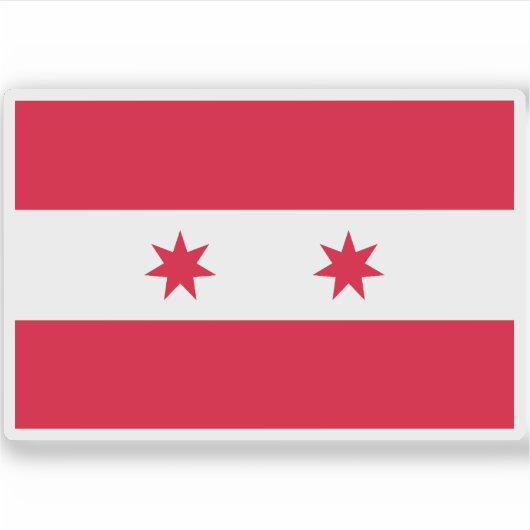 Sticker Drapeau de la République de Sonora (Devant)