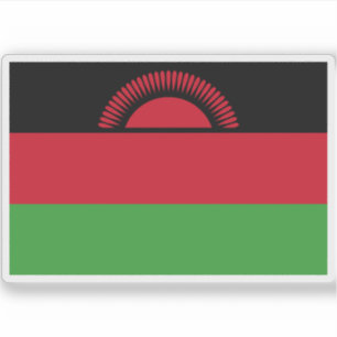 Sticker Drapeau de la République du Malawi