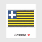 Sticker Drapeau de la République du Maryland, Libéria (185 (Feuille)