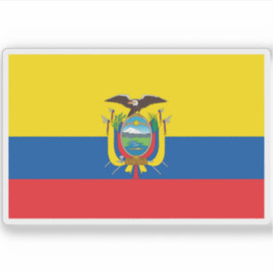 Sticker Drapeau de la République équatorienne