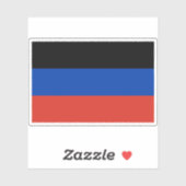 Sticker Drapeau de la République populaire de Donetsk (Feuille)