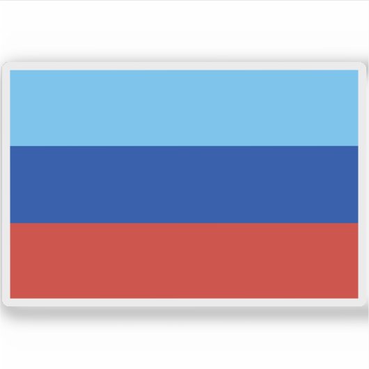 Sticker Drapeau de la République populaire de Lougansk (Devant)