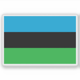 Sticker Drapeau de la République populaire de Zanzibar (19