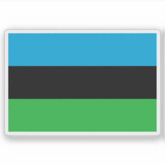 Sticker Drapeau de la République populaire de Zanzibar (19