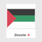 Sticker Drapeau de la Révolution arabe (1948-1959) (Feuille)