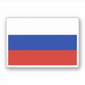 Sticker Drapeau de la Russie (Devant)