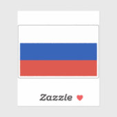 Sticker Drapeau de la Russie (Fédération de Russie) (Feuille)