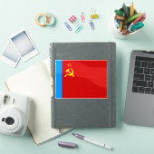 Sticker Drapeau de la Russie soviétique, URSS, CCCP, commu (Couverture iPad)