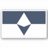 Sticker Drapeau de la véritable Antarctique Sud (Devant)