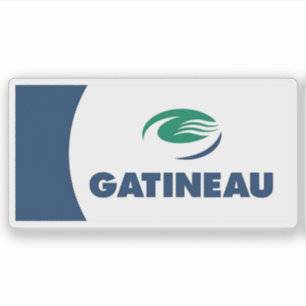Sticker Drapeau de la ville de Gatineau, Québec, Canada