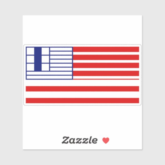 Sticker Drapeau de la ville de Lethbridge (Feuille)