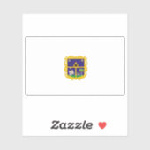 Sticker Drapeau de la ville de Santiago de Querétaro, Mexi (Feuille)