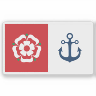 Sticker Drapeau de la ville de Southampton, Angleterre