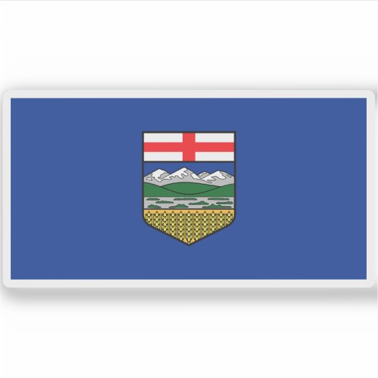 Sticker Drapeau de l'Alberta (Devant)