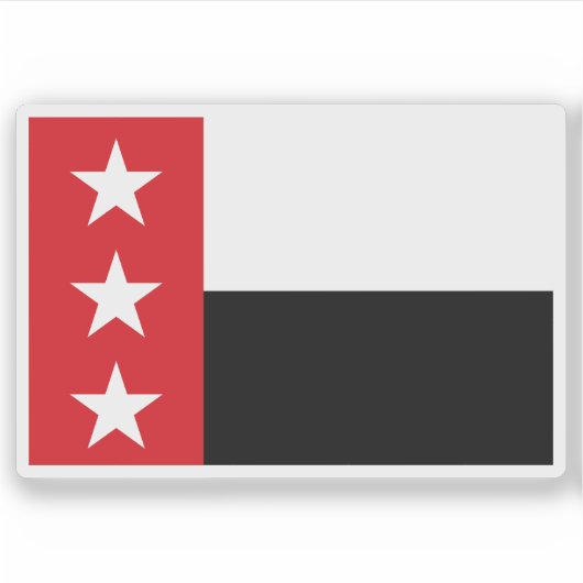 Sticker Drapeau de Laredo, Texas, États-Unis (Devant)