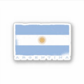 Sticker Drapeau de l'ARGENTINE (Devant)