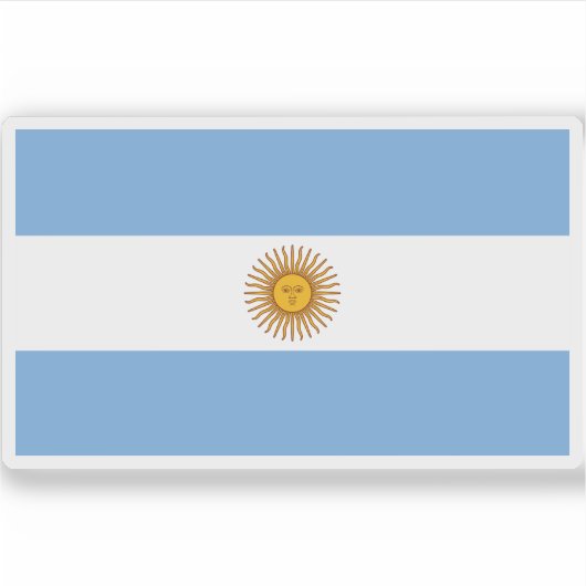 Sticker Drapeau de l'Argentine (Devant)