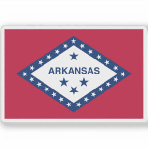 Sticker Drapeau de l'Arkansas
