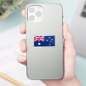 Sticker Drapeau de l'Australie découpé sur mesure  (Téléphone)