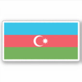 Sticker Drapeau de l'Azerbaïdjan (Devant)