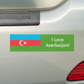 Sticker Drapeau de l'Azerbaïdjan (En voiture)