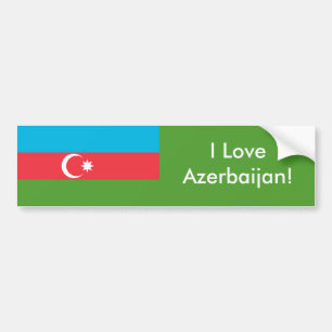 Sticker Drapeau de l'Azerbaïdjan