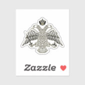 Sticker Drapeau de l'Église orthodoxe grecque (Feuille)