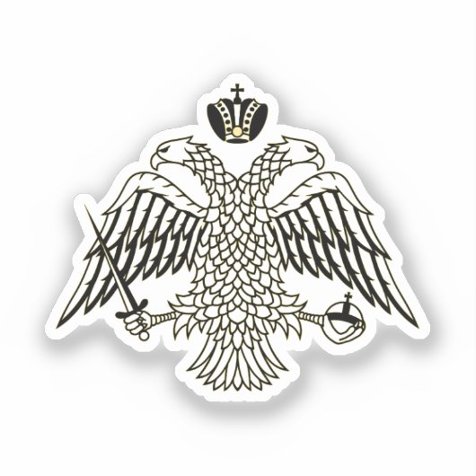 Sticker Drapeau de l'Église orthodoxe grecque (Recto)